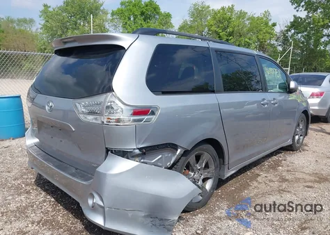 2011 Toyota Sienna Se from USA, damaged, VIN 5TDXK3DC4BS152605